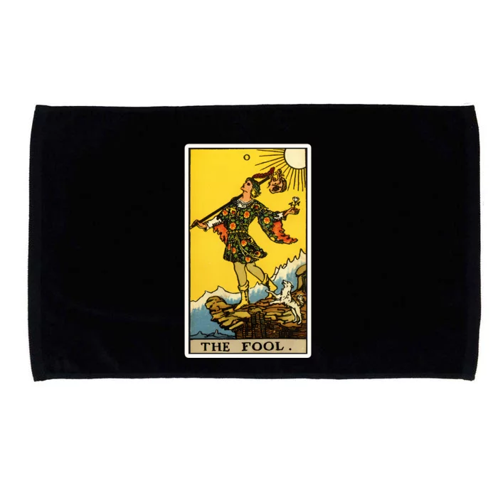 0. The Fool Tarot Card Microfiber Hand Towel