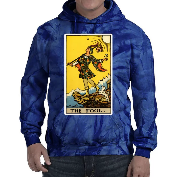 0. The Fool Tarot Card Tie Dye Hoodie