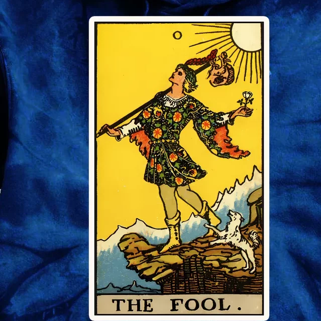 0. The Fool Tarot Card Tie Dye Hoodie