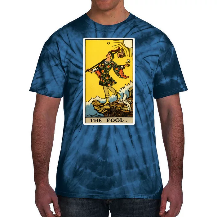 0. The Fool Tarot Card Tie-Dye T-Shirt