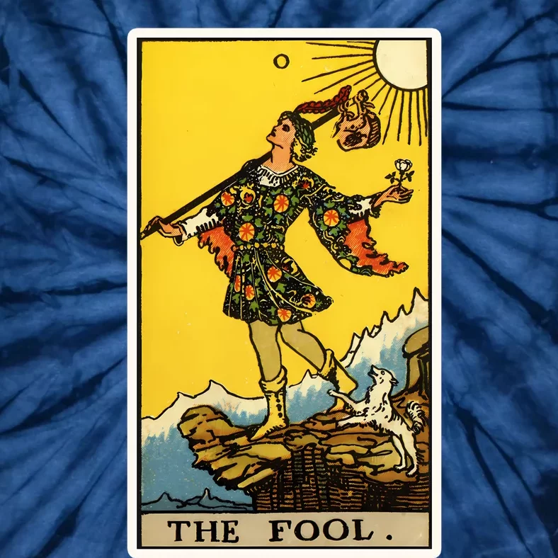 0. The Fool Tarot Card Tie-Dye T-Shirt