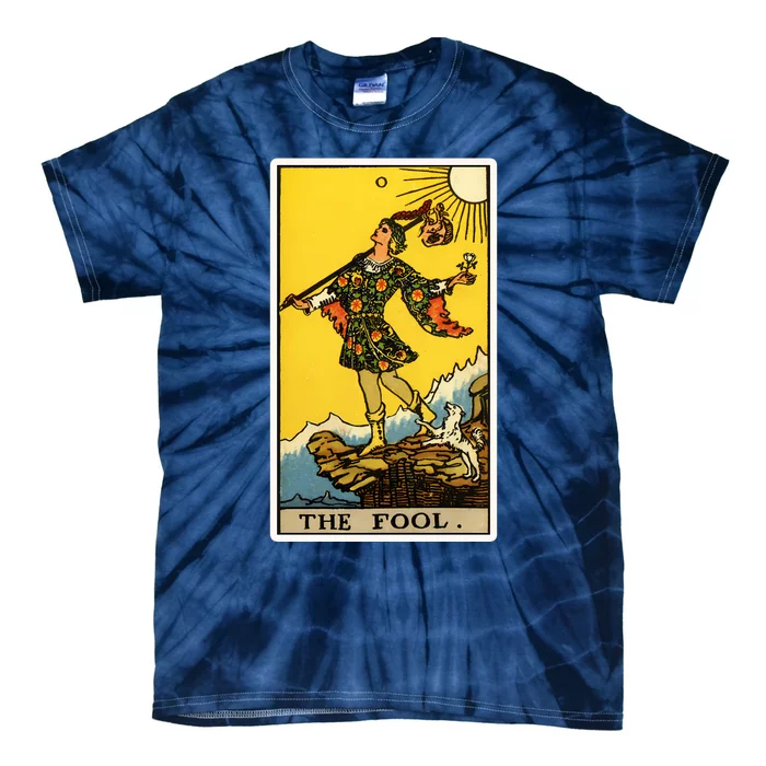 0. The Fool Tarot Card Tie-Dye T-Shirt