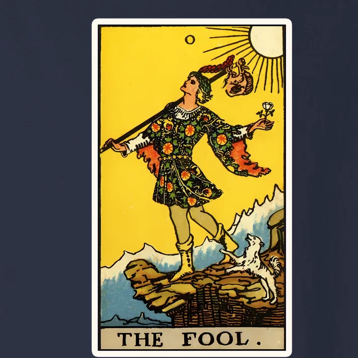 0. The Fool Tarot Card Toddler Long Sleeve Shirt