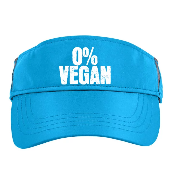 0 Vegan Shirts Meat Lover Chef BBQ Funny Adult Drive Performance Visor