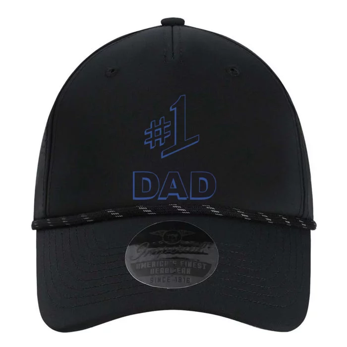 #1 Dad Number One Logo Performance The Dyno Cap