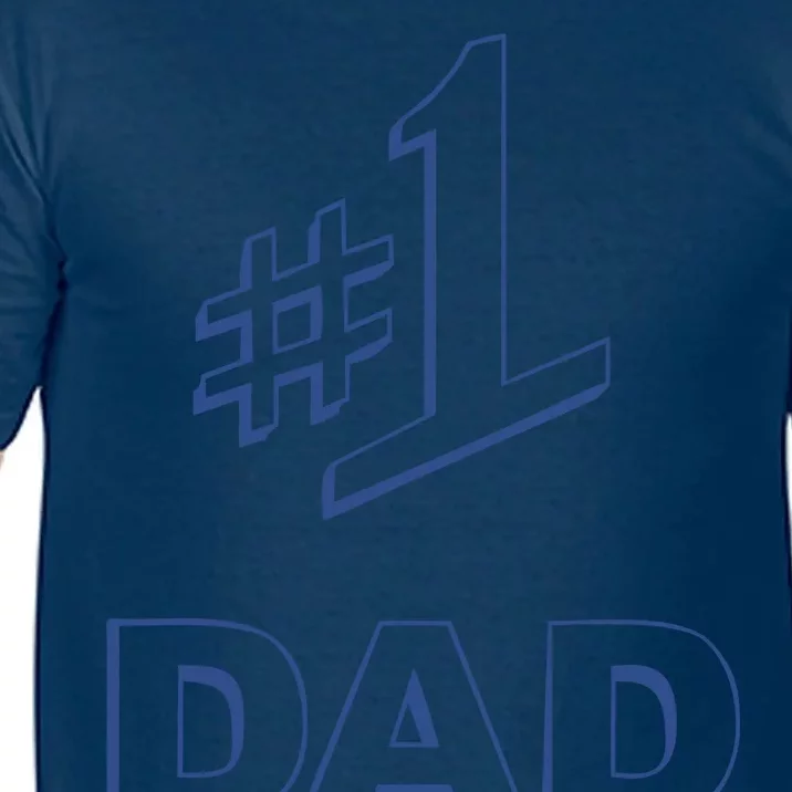 #1 Dad Number One Logo Comfort Colors T-Shirt