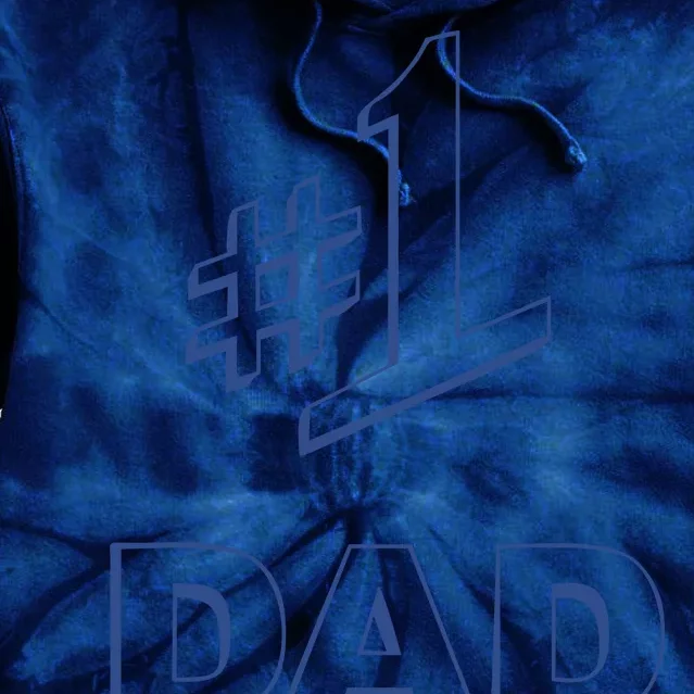 #1 Dad Number One Logo Tie Dye Hoodie