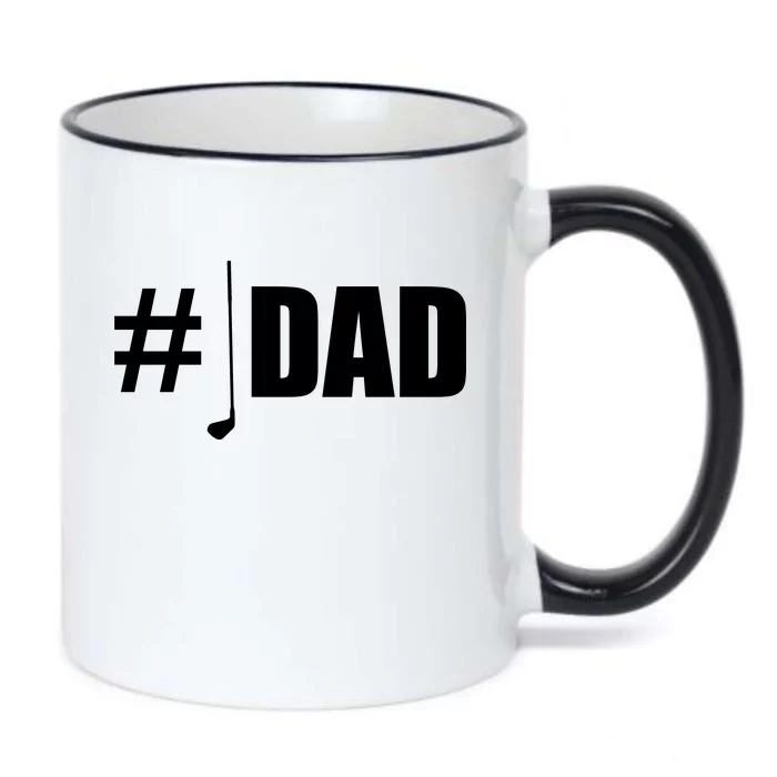 #1 Golf Dad Black Color Changing Mug