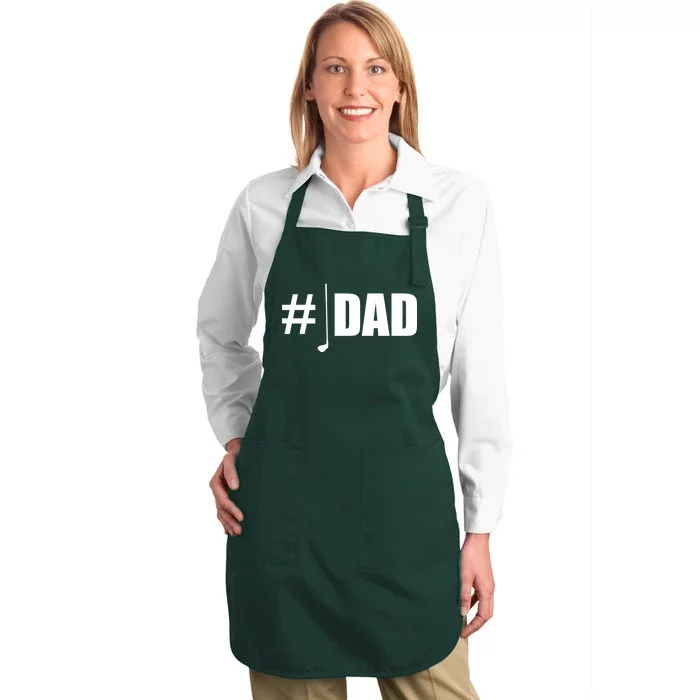 #1 Golf Dad Full-Length Apron With Pocket