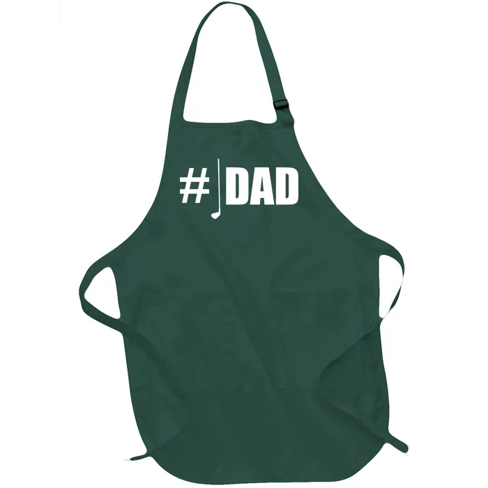 #1 Golf Dad Full-Length Apron With Pocket