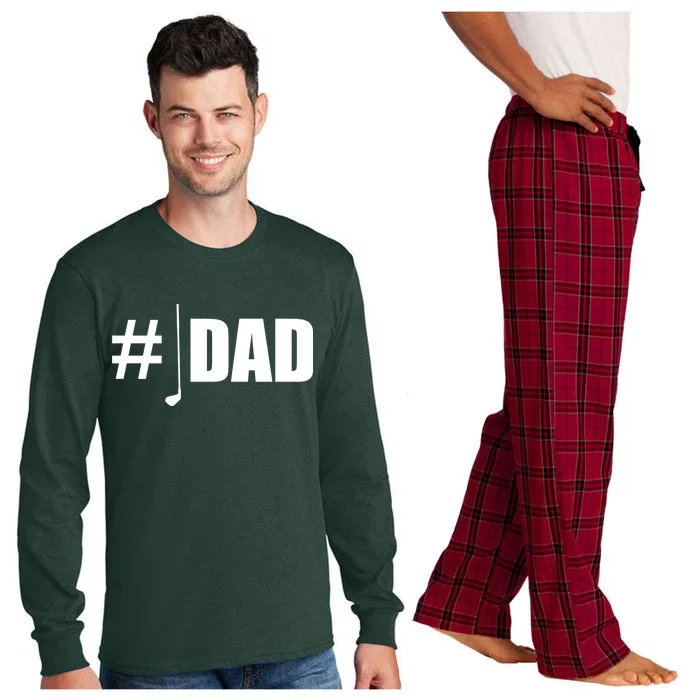 #1 Golf Dad Long Sleeve Pajama Set