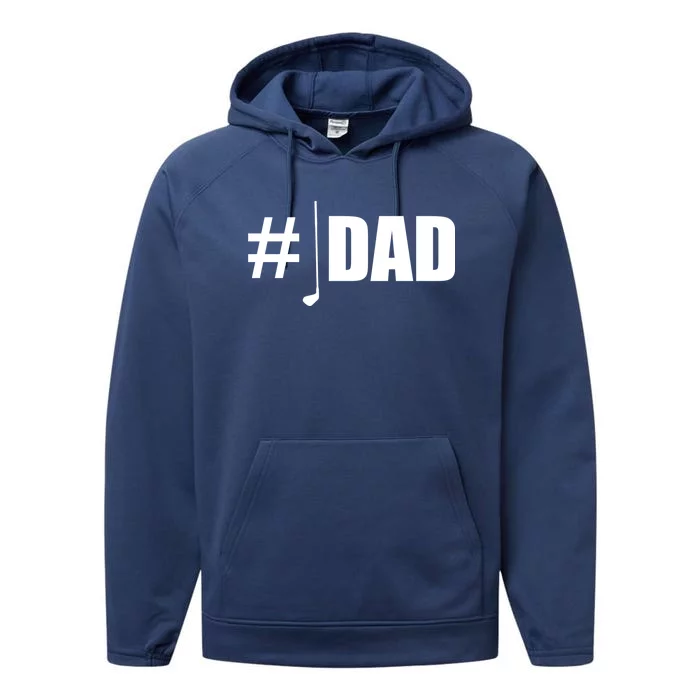 #1 Golf Dad Performance Fleece Hoodie