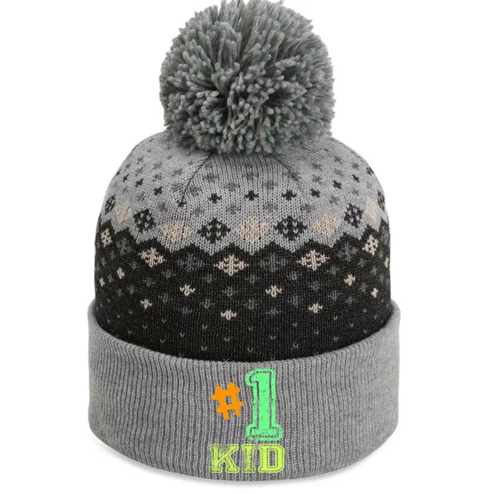 #1 Kid The Baniff Cuffed Pom Beanie