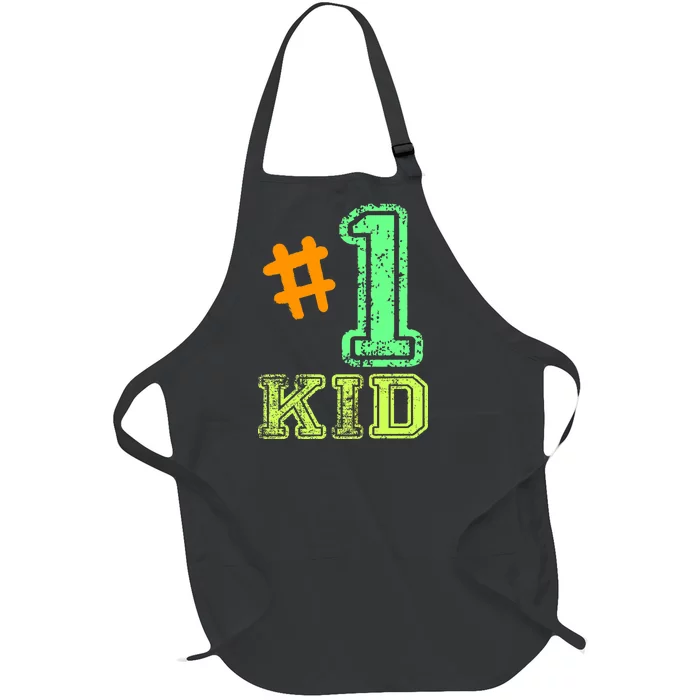 #1 Kid Full-Length Apron With Pocket