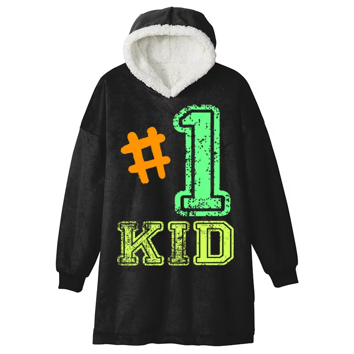 #1 Kid Hooded Wearable Blanket