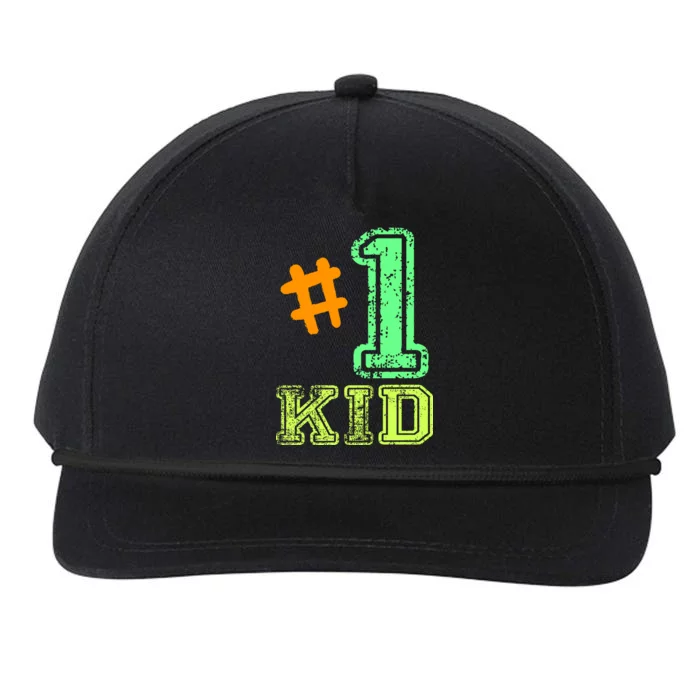 #1 Kid Snapback Five-Panel Rope Hat