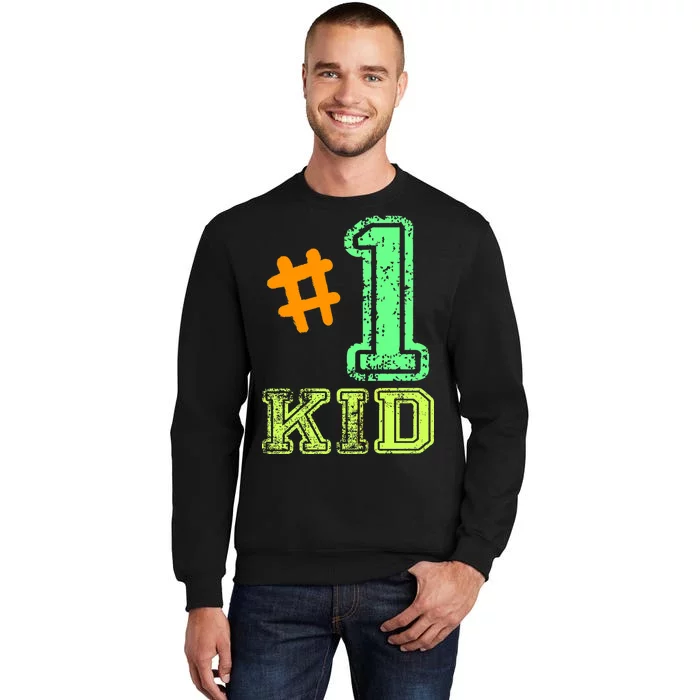 #1 Kid Tall Sweatshirt