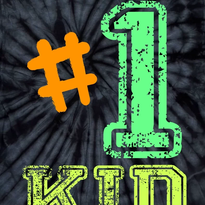 #1 Kid Tie-Dye T-Shirt