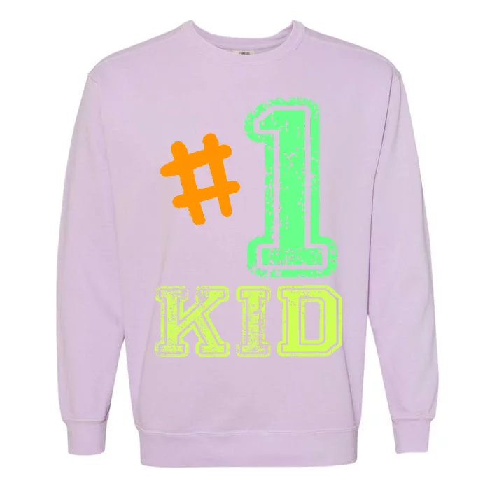 #1 Kid Garment-Dyed Sweatshirt