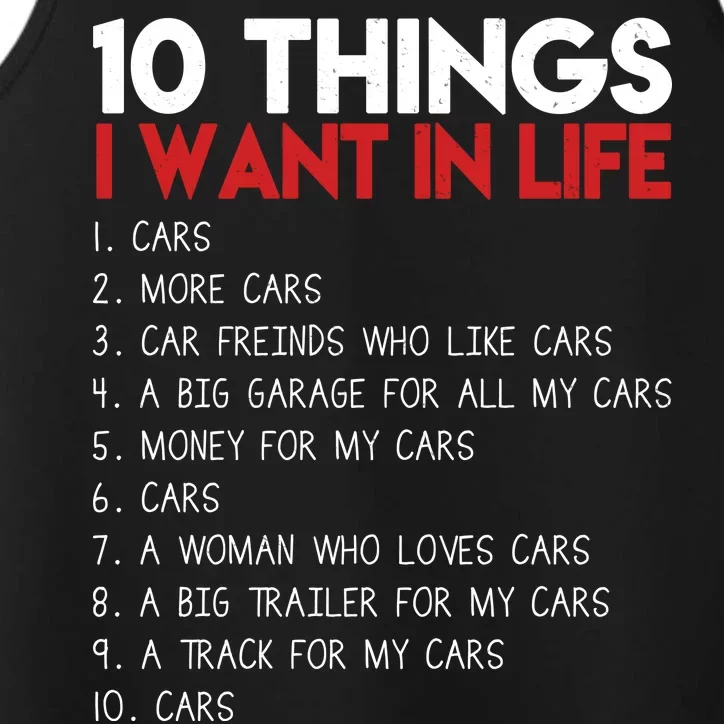 10 Things I Want In life Cars And More Cars Performance Tank