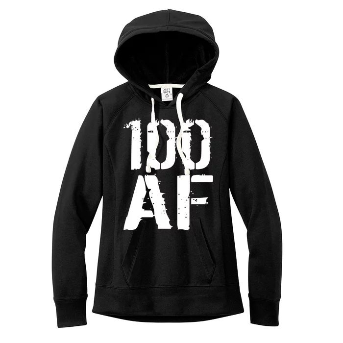 100 AF 100th Birthday Women's Fleece Hoodie