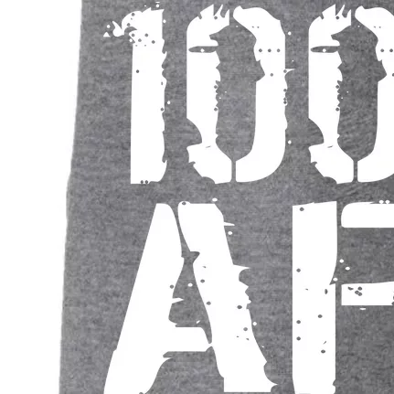 100 AF 100th Birthday Doggie 3-End Fleece Hoodie