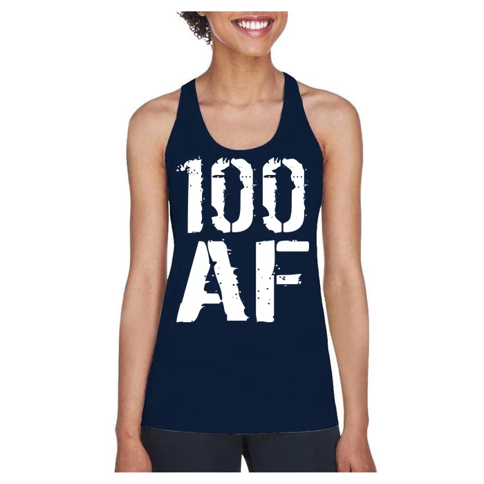 100 AF 100th Birthday Women's Racerback Tank