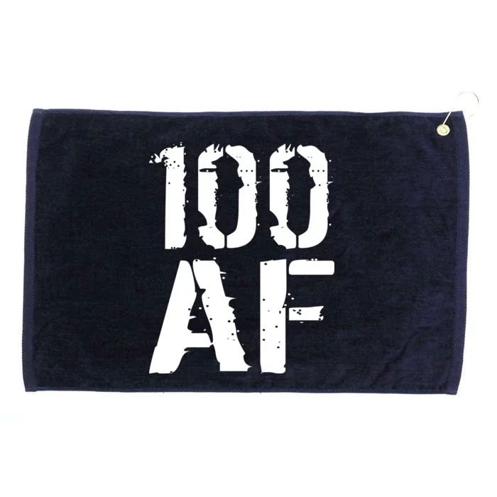 100 AF 100th Birthday Grommeted Golf Towel