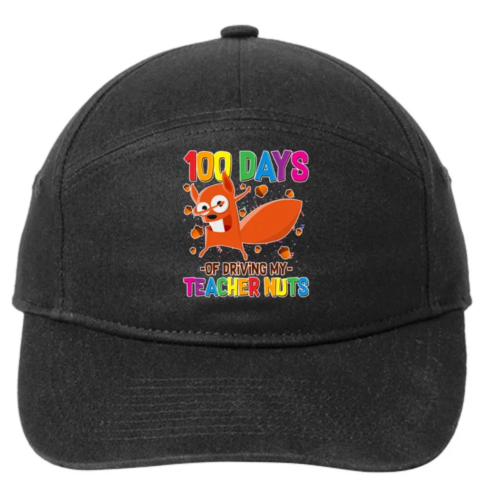 100 Days Of Driving My Teacher Nuts 7-Panel Snapback Hat