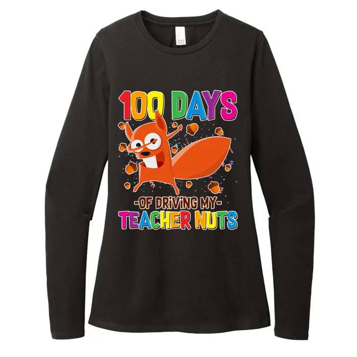 100 Days Of Driving My Teacher Nuts Womens CVC Long Sleeve Shirt