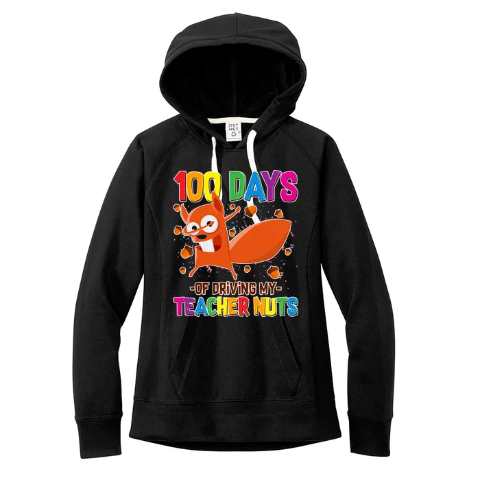 100 Days Of Driving My Teacher Nuts Women's Fleece Hoodie