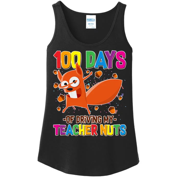 100 Days Of Driving My Teacher Nuts Ladies Essential Tank