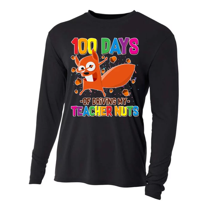 100 Days Of Driving My Teacher Nuts Cooling Performance Long Sleeve Crew