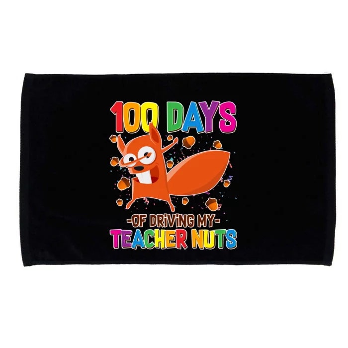 100 Days Of Driving My Teacher Nuts Microfiber Hand Towel