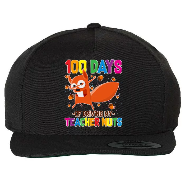 100 Days Of Driving My Teacher Nuts Wool Snapback Cap