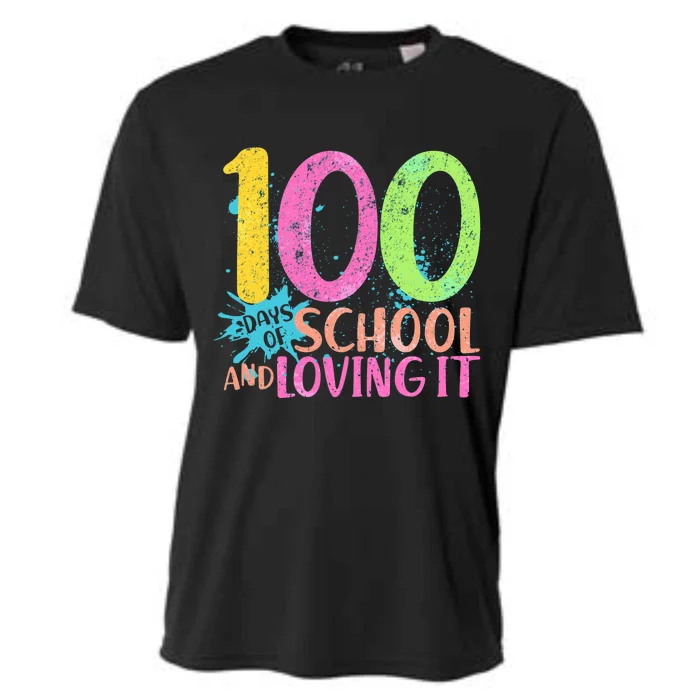 100 Days Of School And Loving It Cooling Performance Crew T-Shirt