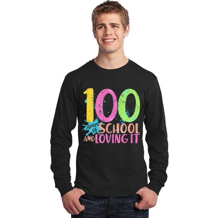 100 Days Of School And Loving It Tall Long Sleeve T-Shirt