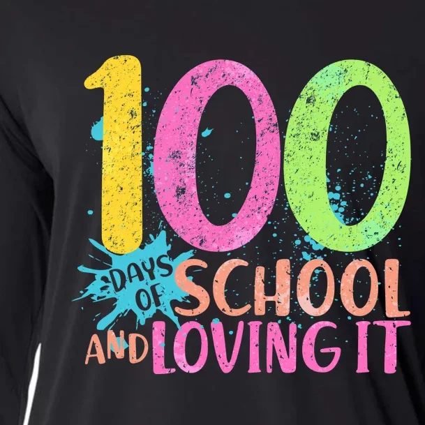 100 Days Of School And Loving It Cooling Performance Long Sleeve Crew