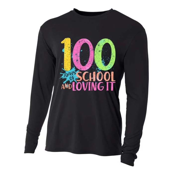 100 Days Of School And Loving It Cooling Performance Long Sleeve Crew