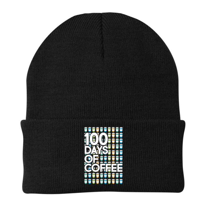 100 Days Of School (Coffee) Knit Cap Winter Beanie