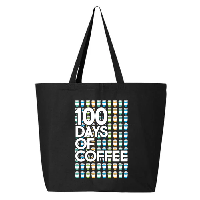 100 Days Of School (Coffee) 25L Jumbo Tote