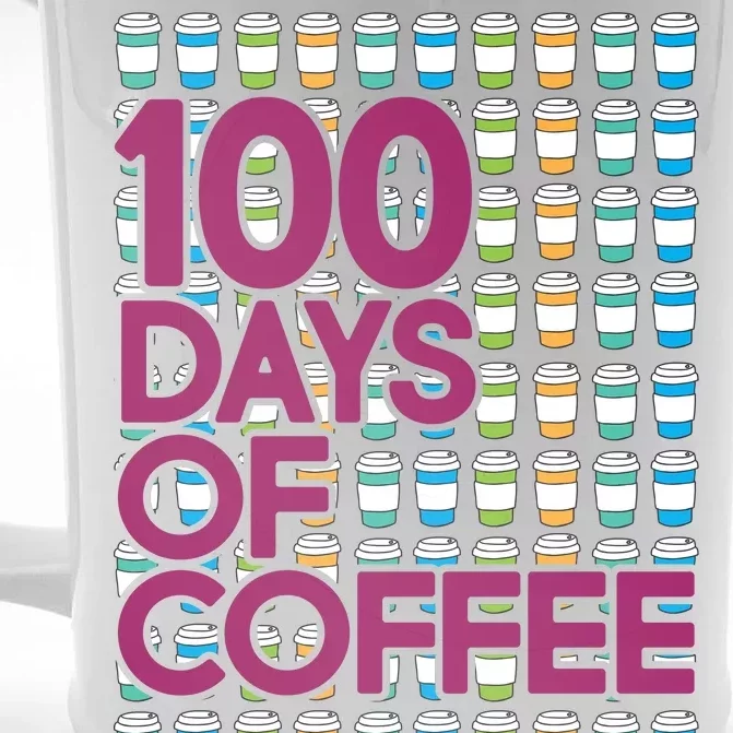 100 Days Of School (Coffee) Front & Back Beer Stein