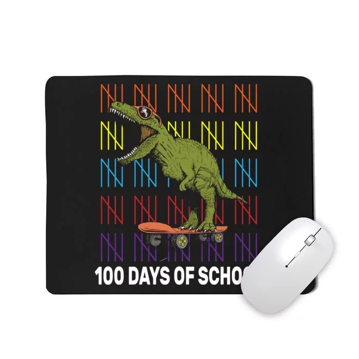 100 Days of School Cool Dinosaur Mousepad