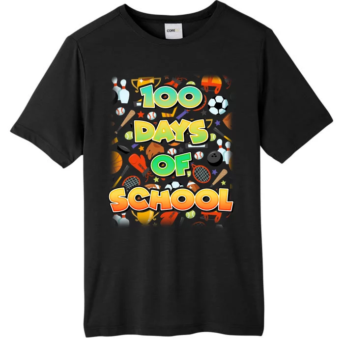 100 Days Of School Sports ChromaSoft Performance T-Shirt