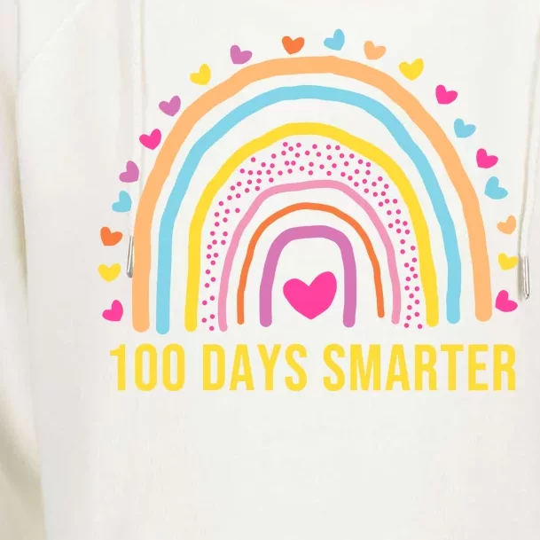 100 Days Smarter Womens Funnel Neck Pullover Hood