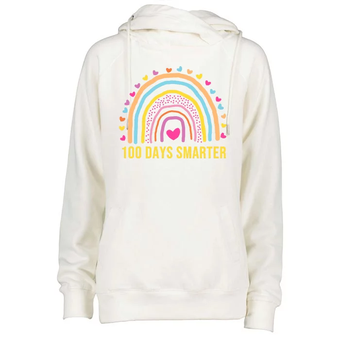 100 Days Smarter Womens Funnel Neck Pullover Hood