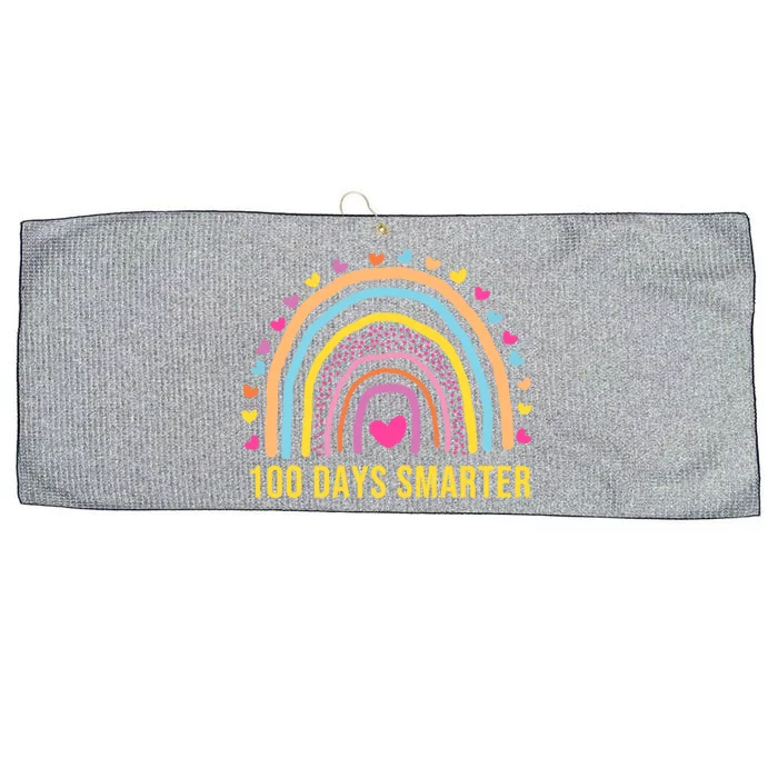 100 Days Smarter Large Microfiber Waffle Golf Towel