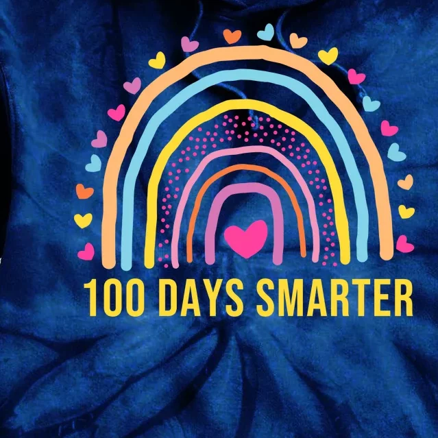 100 Days Smarter Tie Dye Hoodie