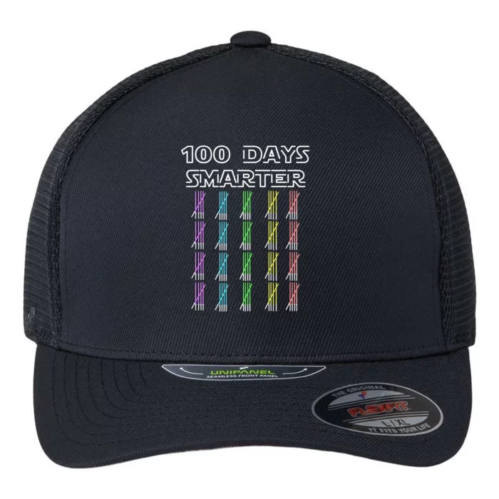 100 Days Smarter 100th Day Of School Flexfit Unipanel Trucker Cap