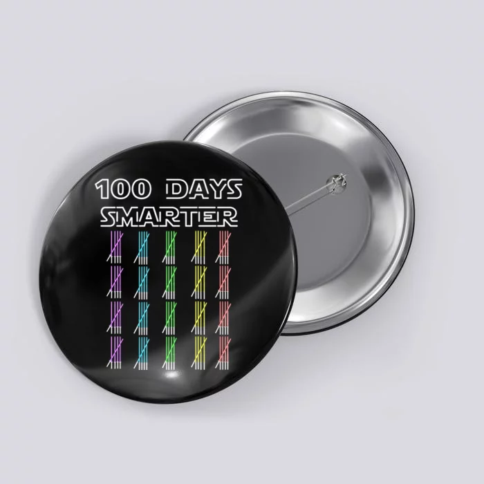 100 Days Smarter 100th Day Of School Button